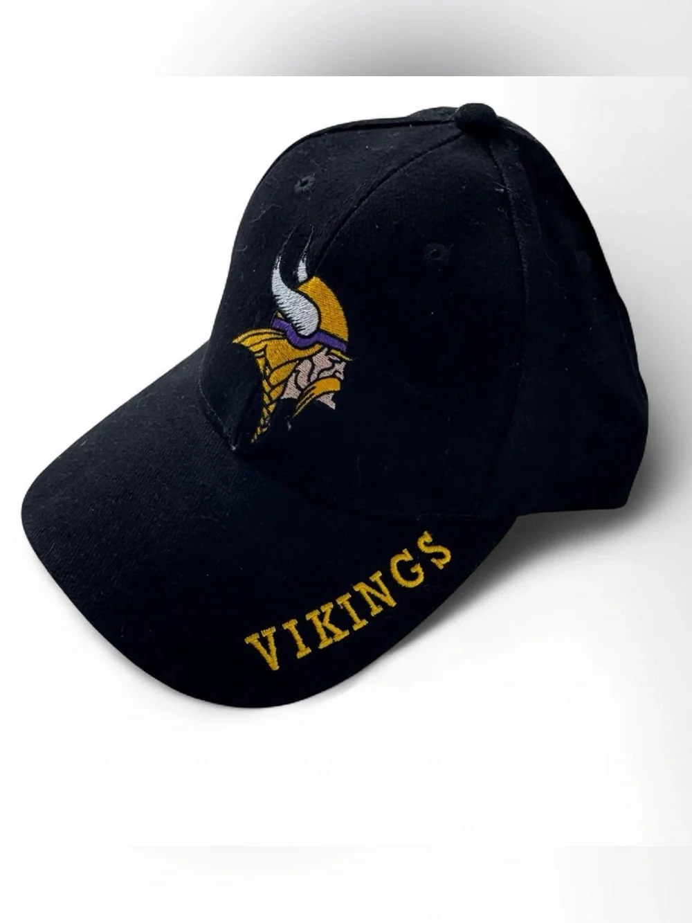 Vintage Drew Pearson Minnesota Vikings NFL Strapback Hat Purple Game Day Cap